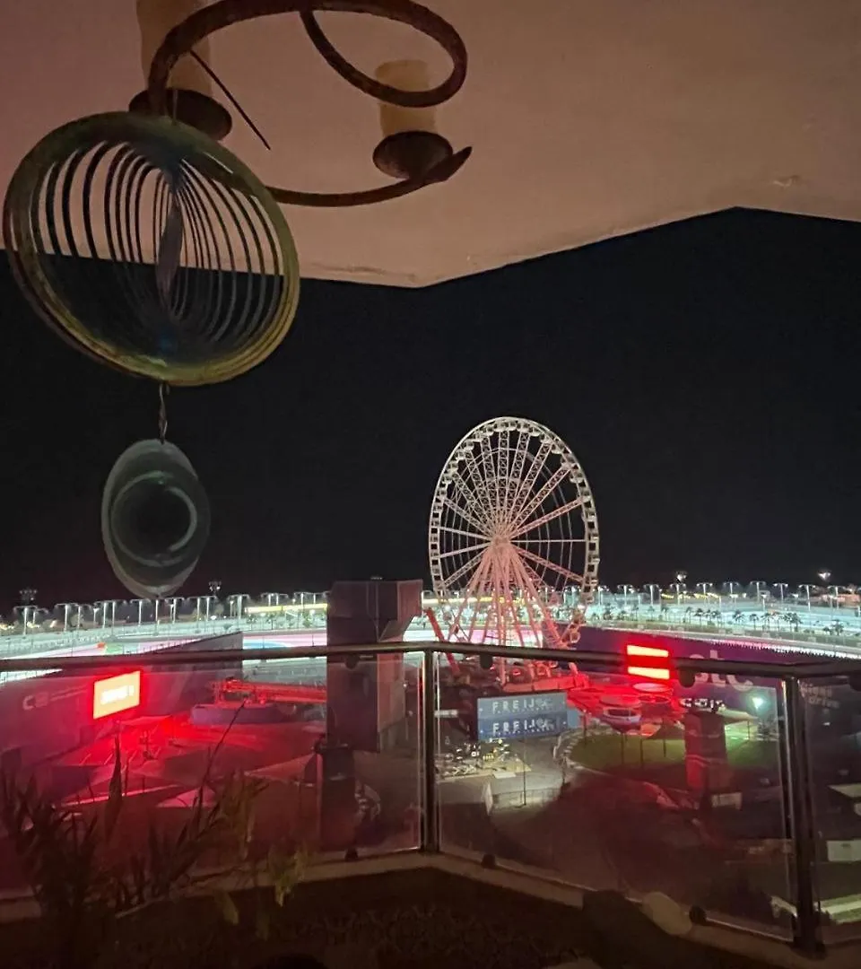 Water Front And Formula 1 View Flat Apartman Dzsidda Szaúd-Arábia